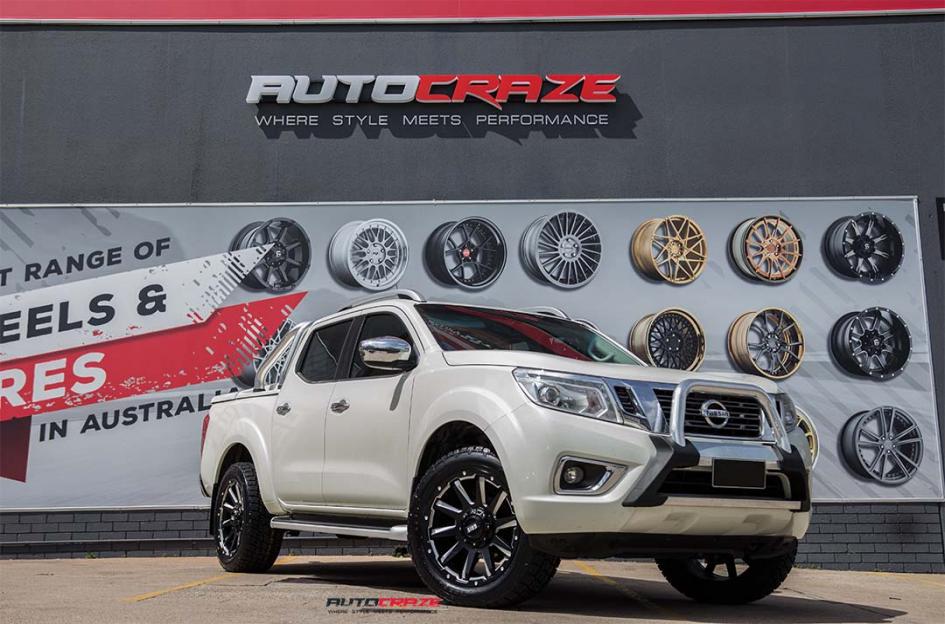 NISSAN NAVARA GD05 MATTE BLACK MILLED ACCENTS