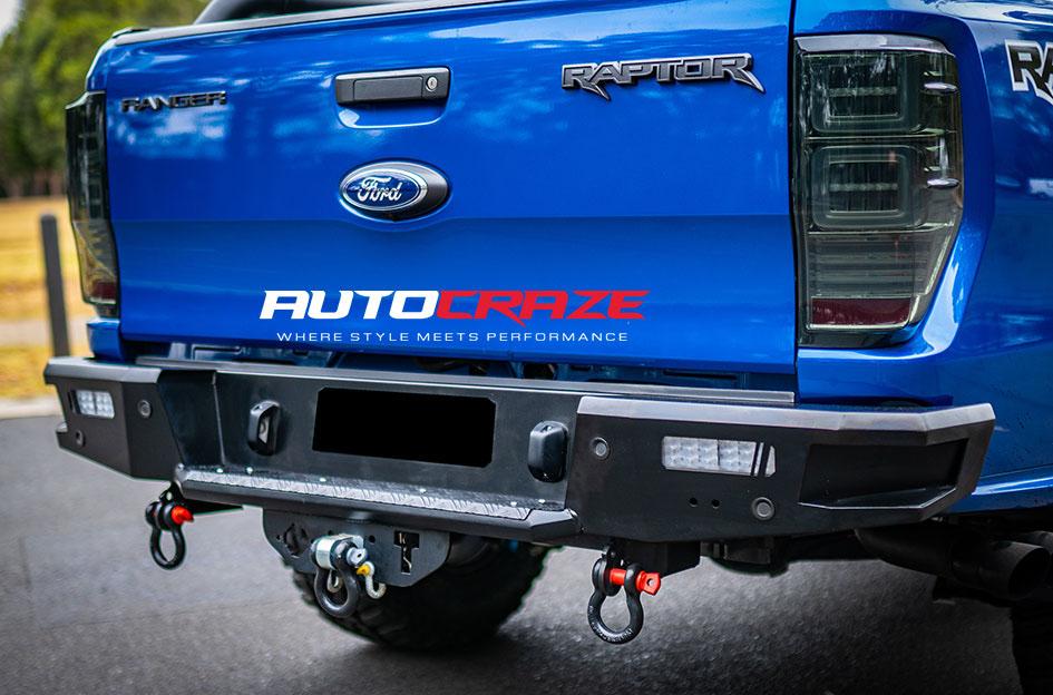 FORD RANGER RAPTOR HOSS XD II SATIN BLACK DARK TINT