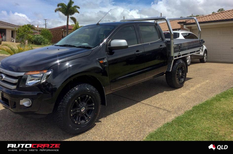 FORD RANGER MONSTER XD 2 MATTE BLACK 4