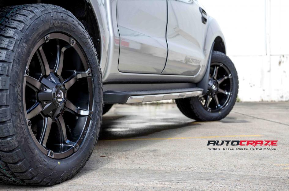 FORD RANGER COUPLER BLACK MACHINED WITH DARK TINT