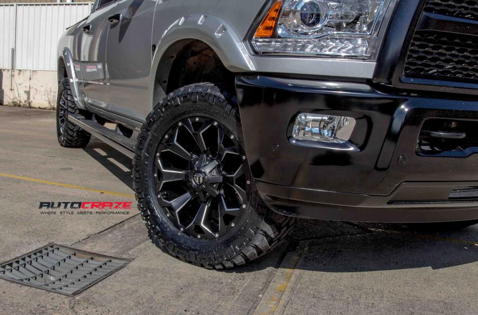 DODGE RAM ASSAULT GLOSS BLACK MILLED ACCENTS