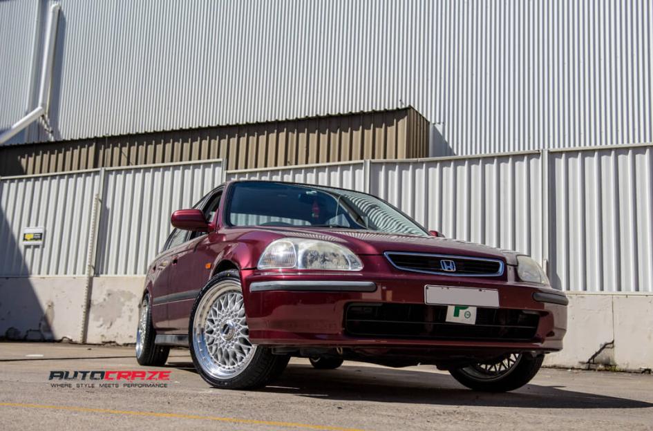 HONDA CIVIC 5 STUD BSX SILVER MACHINE