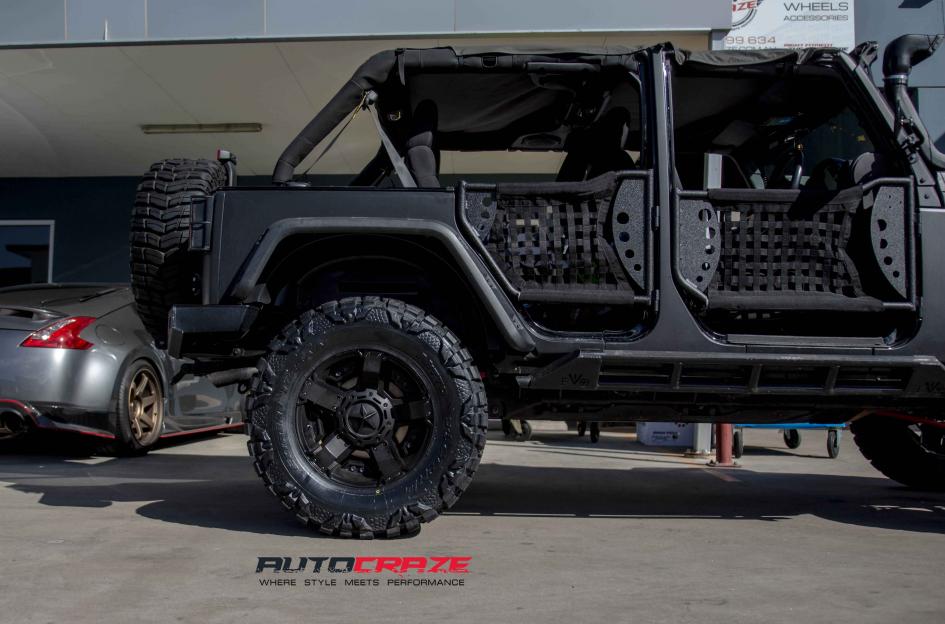 JEEP WRANGLER ROCKSTAR XD 2 MATTE BLACK