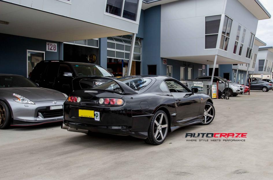 TOYOTA SUPRA STELLA2 FULL POLISH MATTE GUN METAL