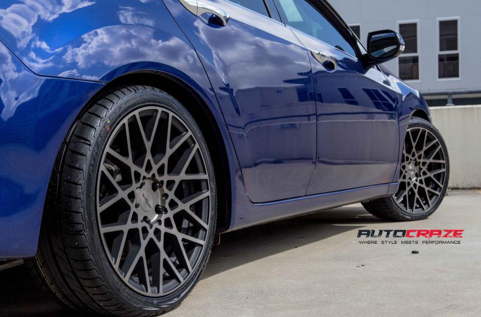 HONDA ACCORD BLQ MATTE BLACK TINTED FACE