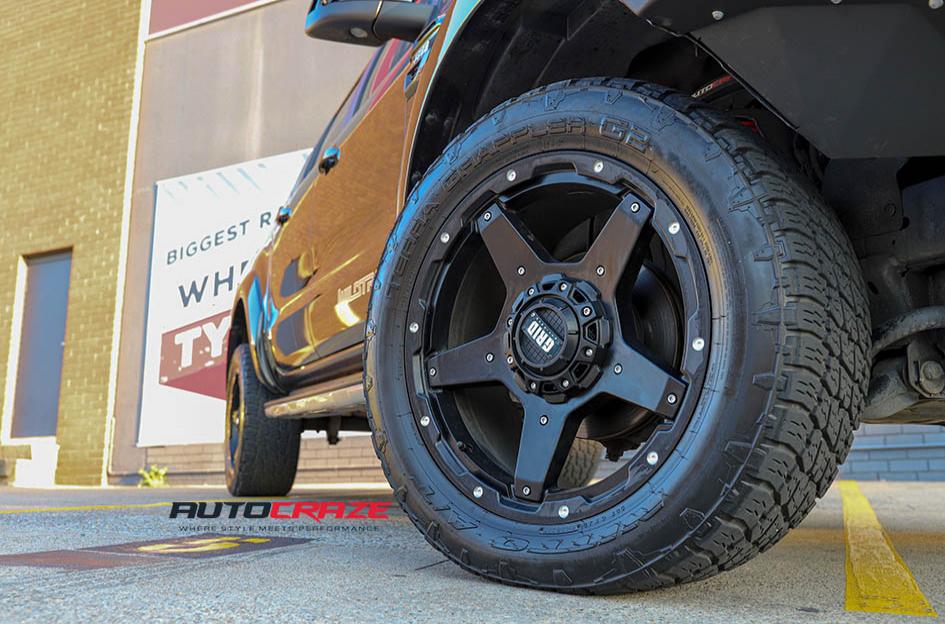 FORD RANGER RAPTOR GD04 MATTE BLACK