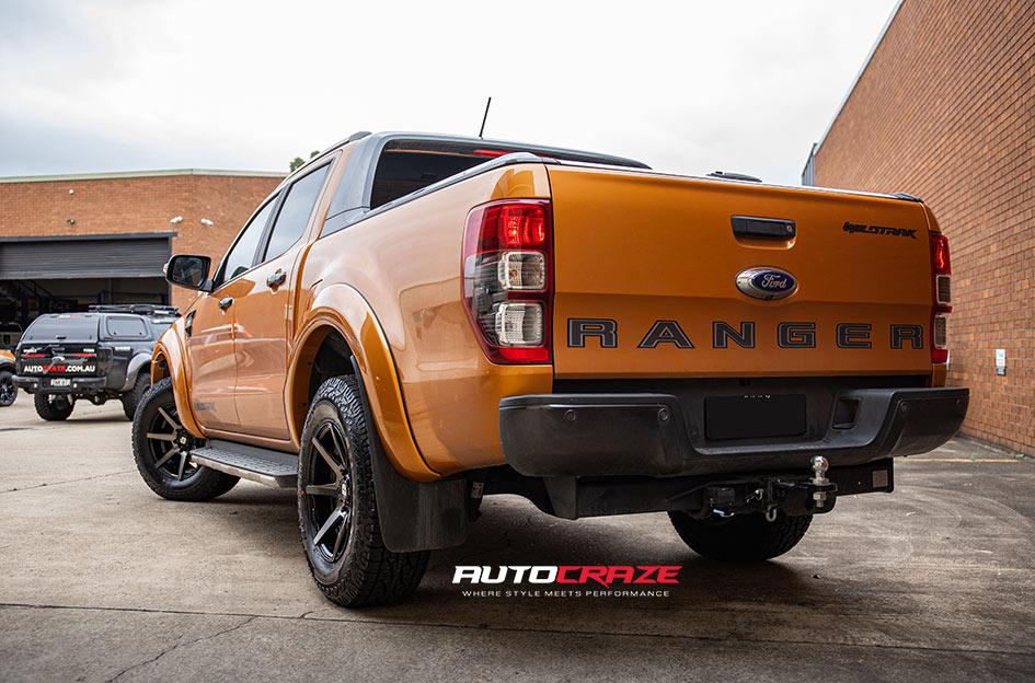 FORD RANGER AVALANCHE MATTE BLACK GREY FACE