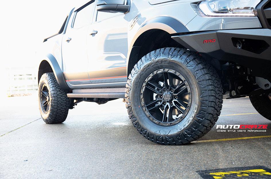 FORD RANGER RAPTOR RAILCAR 6 SATIN BLACK