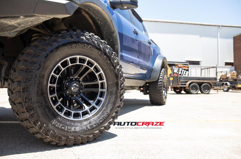 FORD RANGER RAPTOR HEATER MATTE BLACK MACHINED