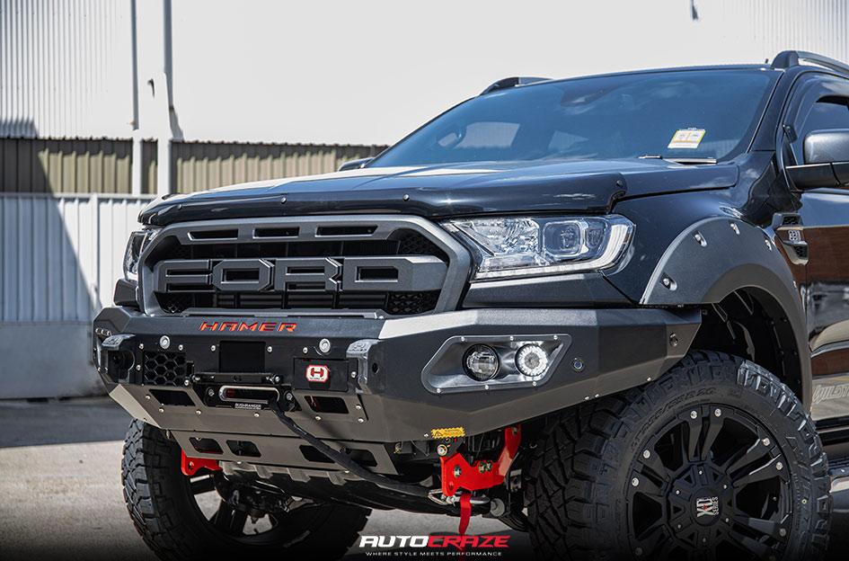 FORD RANGER MONSTER XD MATTE BLACK