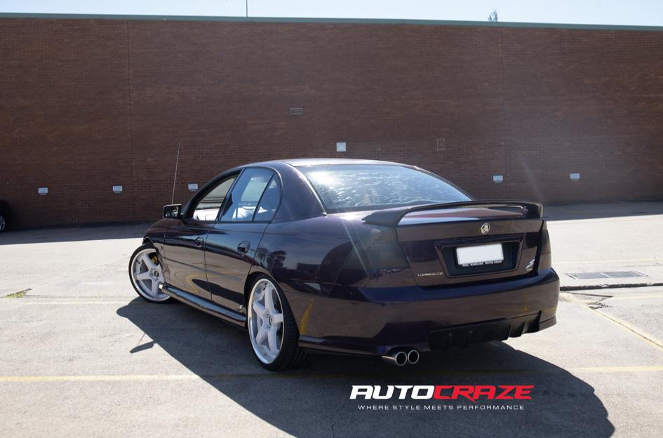 HOLDEN COMMODORE DETROIT WHITE MACHINED LIP