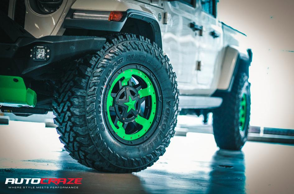 JEEP GLADIATOR ROCKSTAR XD 3 MATTE BLACK