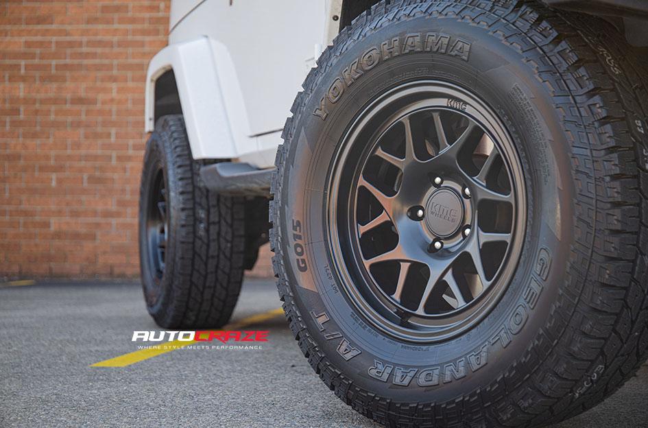 JEEP WRANGLER BULLY OL KM717 SATIN BLACK