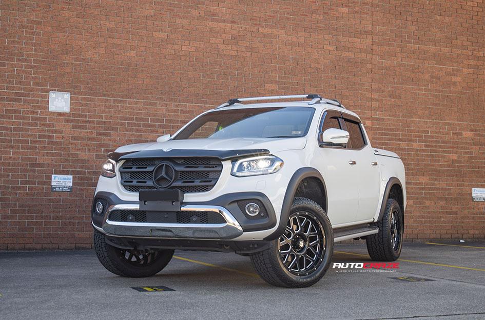MERCEDES X CLASS VEGAS GLOSS BLACK MILLED 
