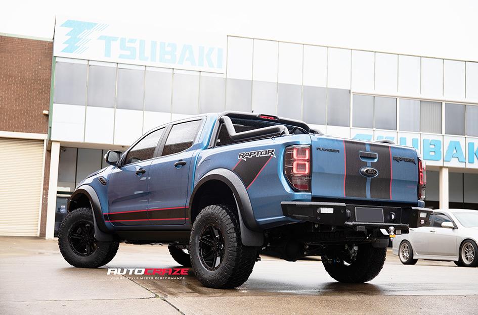 FORD RANGER RAPTOR RAILCAR 6 SATIN BLACK