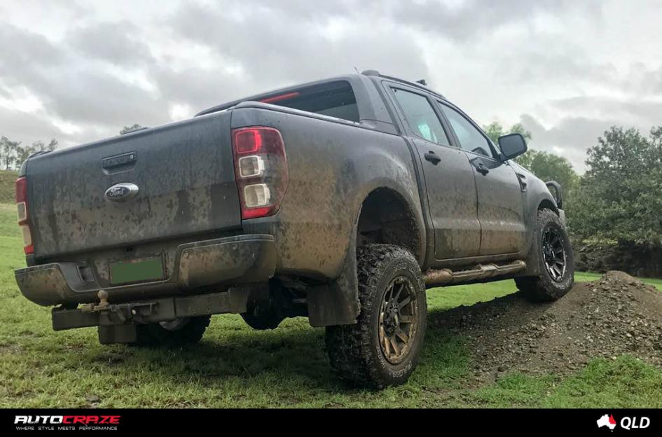 FORD RANGER GRID GD05 MATTE BLACK MILLED ACCENTS