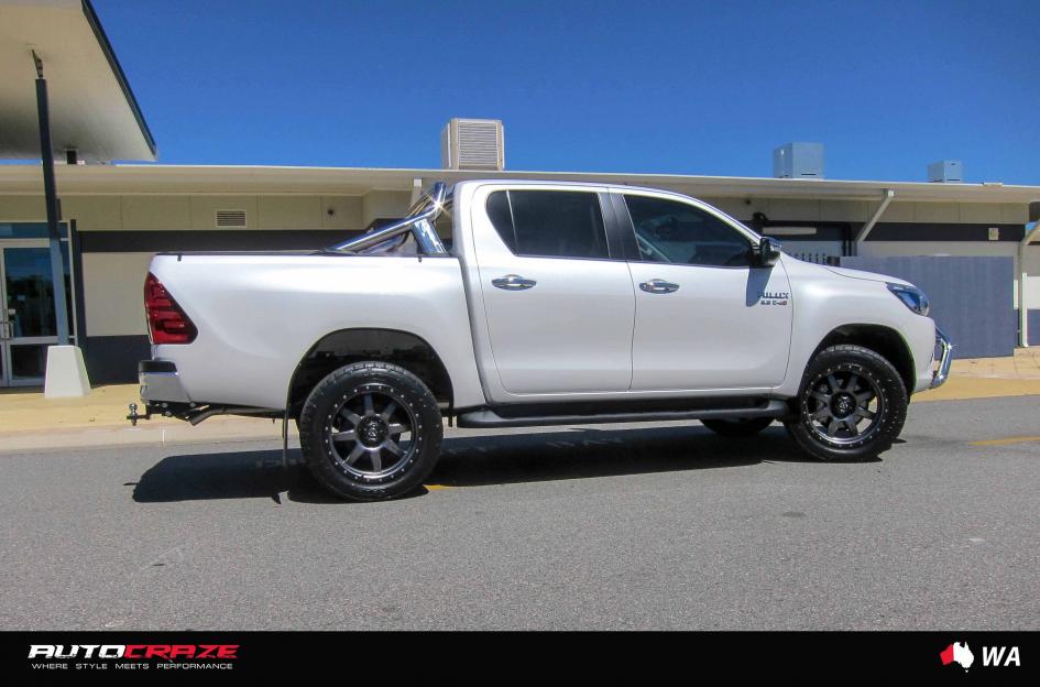 TOYOTA HILUX N80 4WD TROPHY MATTE ANTHRACITE WITH BLACK RING 4