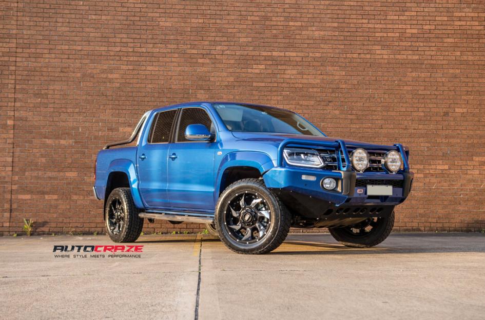 FORD EVEREST BEAST BLACK MACHINED WITH DARK TINT