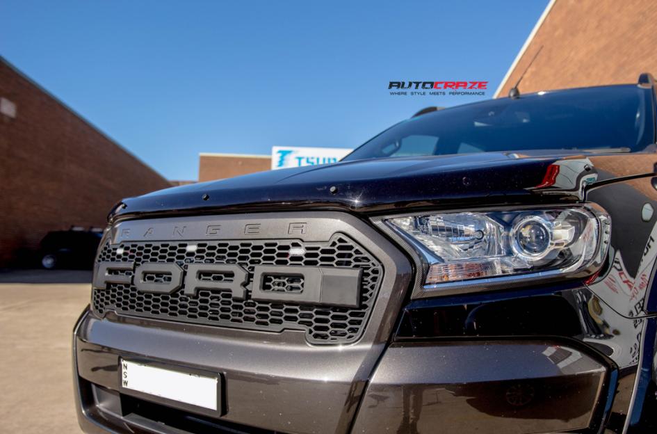 FORD RANGER ASSAULT GLOSS BLACK MILLED ACCENTS