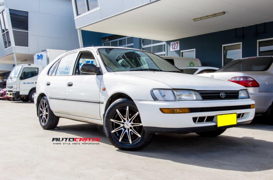 TOYOTA COROLLA INSTINCT BLACK MACHINED FACE