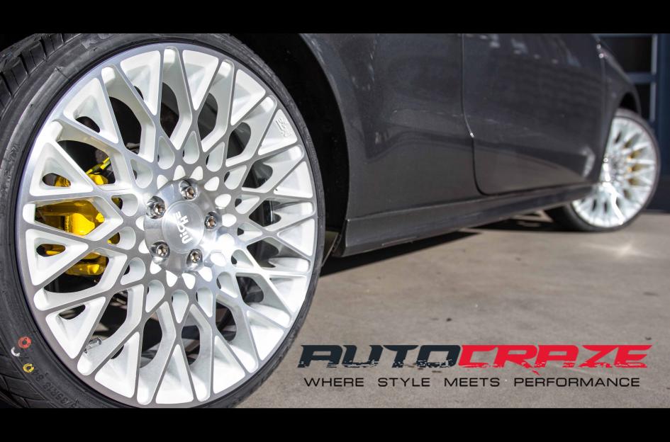 AUDI A1 CITRINE WHITE MACHINED FACE