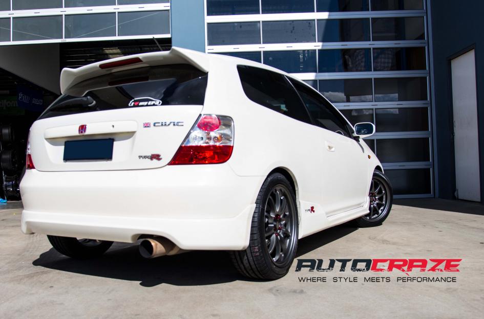 HONDA CIVIC 5 STUD ROTATE GUN METALLIC MATTE