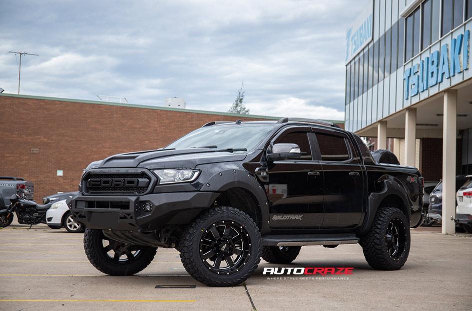 FORD RANGER MO962 GLOSS BLACK MILLED ACCENTS