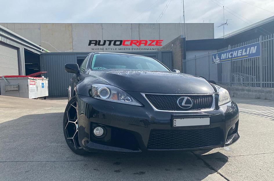 LEXUS ISF IFG40 BLACK MACHINED FACE