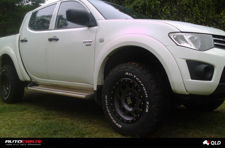 MITSUBISHI TRITON ENDURO PRO XD MATTE GREY WITH BLACK RING
