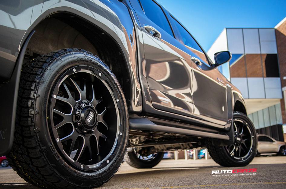 TOYOTA HILUX N80 4WD GD02 MATTE BLACK MACHINED FACE 