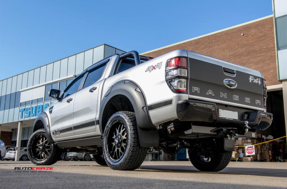 FORD RANGER GD02 MATTE BLACK MACHINED FACE