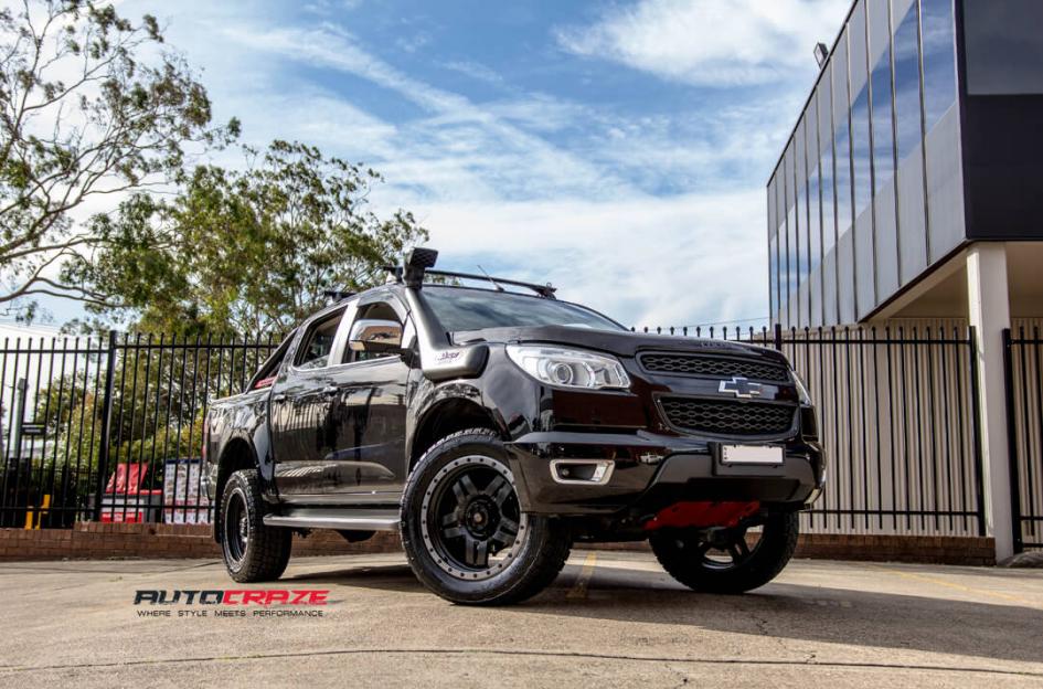 HOLDEN COLORADO ANZA MATTE BLACK WITH ANTHRACITE RING