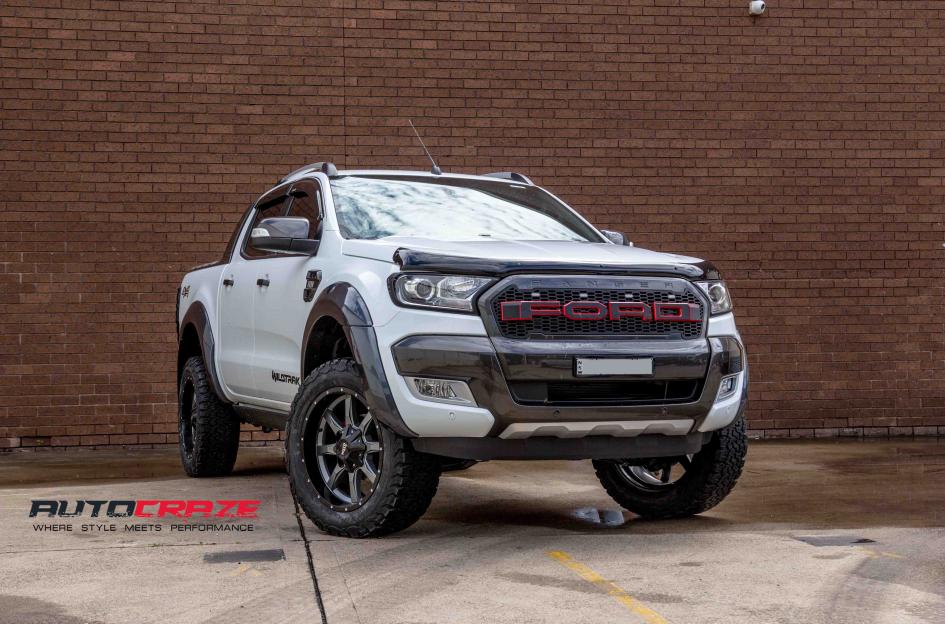 FORD RANGER MO970 GLOSS BLACK MACHINED FACE