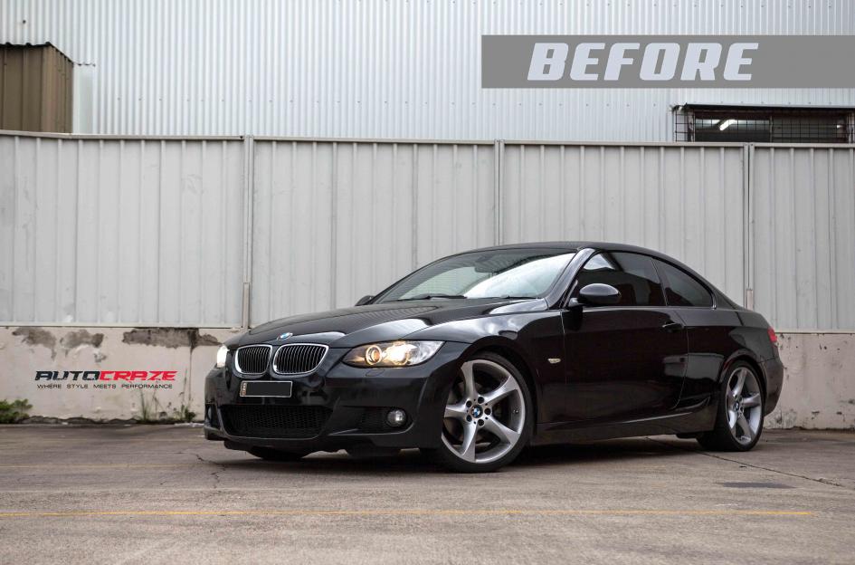 BMW 3 SERIES BLQ MATTE BLACK TINTED FACE