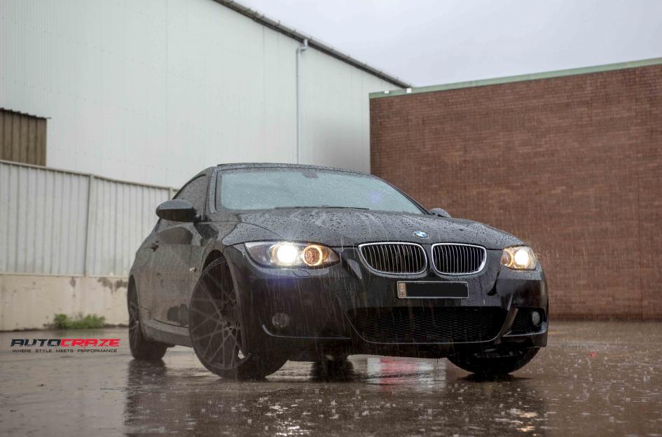 BMW 3 SERIES BLQ MATTE BLACK TINTED FACE