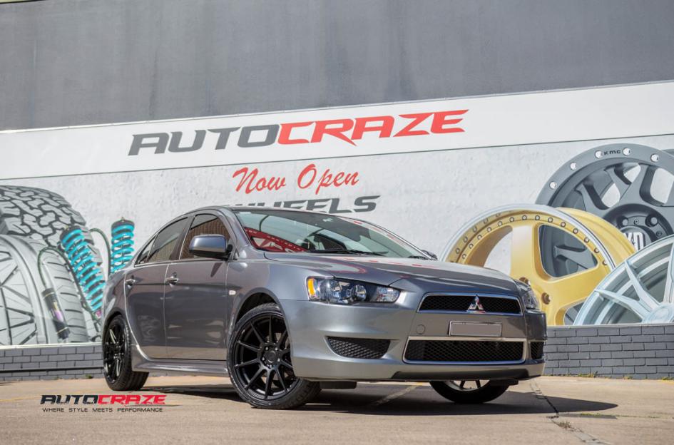MITSUBISHI LANCER ESSEN SATIN BLACK