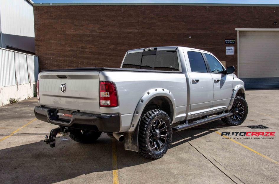 DODGE RAM ASSAULT GLOSS BLACK MILLED ACCENTS