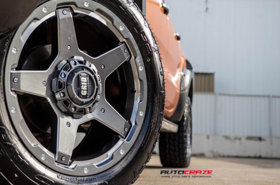 FORD RANGER GD04 GRAPHITE WITH MILLED ACCENTS