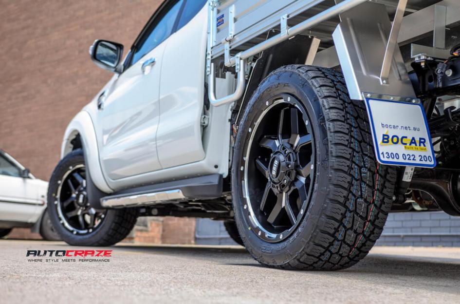 FORD RANGER GD07 MATTE BLACK MILLED