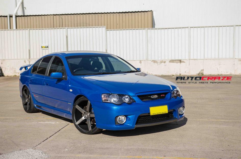 FORD FALCON MILAN GLOSS BLACK MACHINED FACE