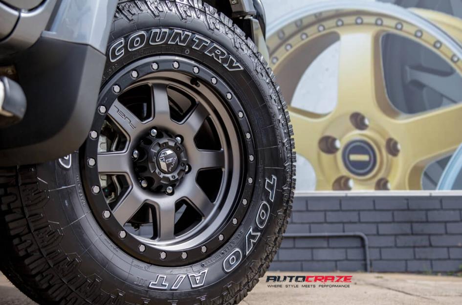 MITSUBISHI TRITON TROPHY MATTE ANTHRACITE WITH BLACK RING
