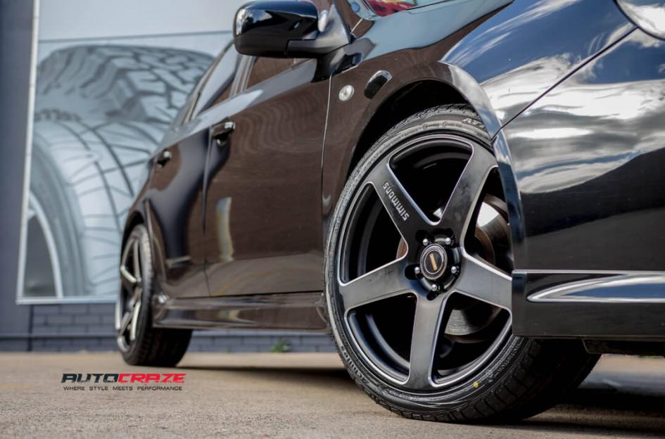 SUBARU WRX FRCS MATTE BLACK MILLED ACCENTS