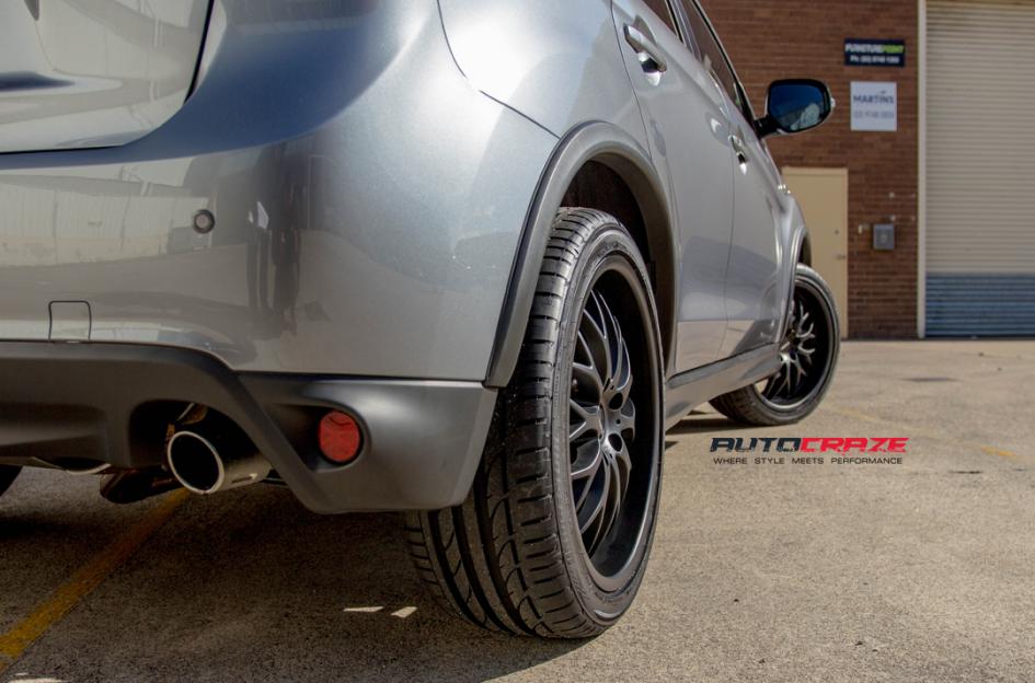 MITSUBISHI ASX CHEETAH SPORTS BLACK SUEDE
