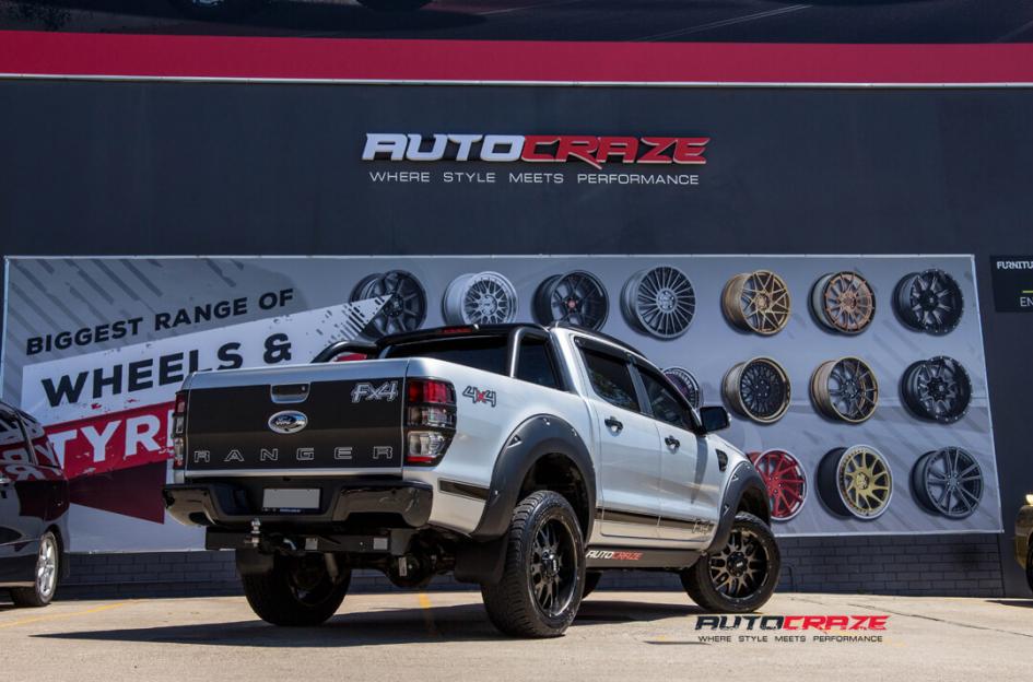 FORD RANGER GD02 MATTE BLACK MACHINED FACE