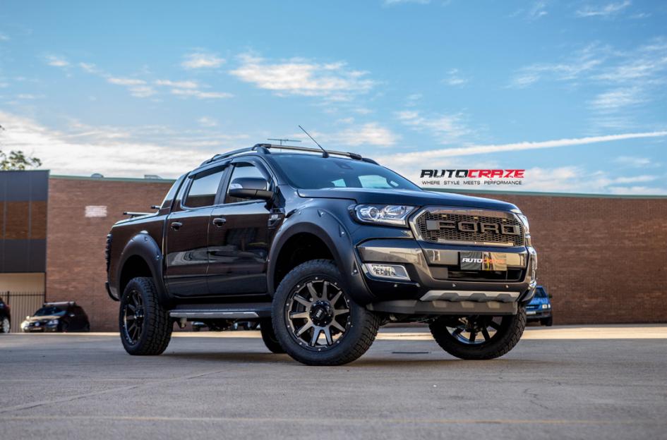 FORD RANGER GD05 BRONZE DARK TINT WITH MATTE BLACK 4