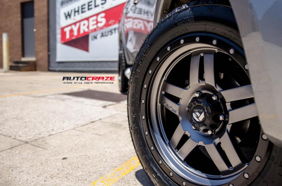 MITSUBISHI TRITON ANZA MATTE ANTHRACITE WITH BLACK RING