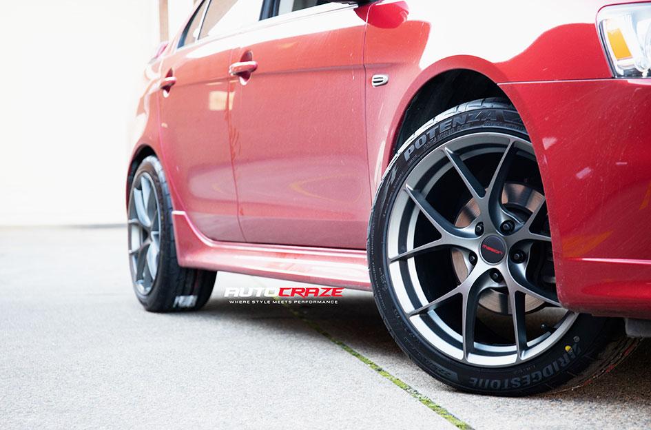 FORD LASER  5 STUD  ZR3 GUNMETAL