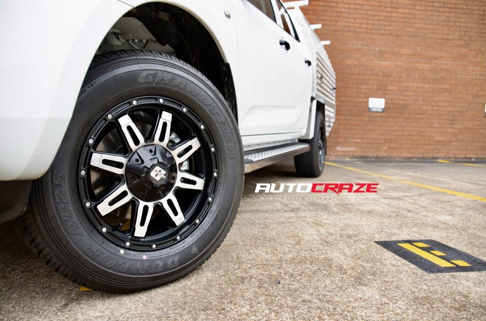 FORD RANGER RENEGADE V2 MACHINED FACE BLACK MATT