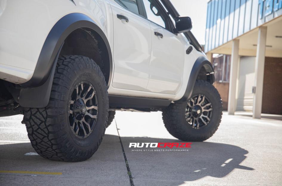 FORD RANGER RAPTOR FLORIDA MACHINED FACE BLACK MATTE GREY TINT
