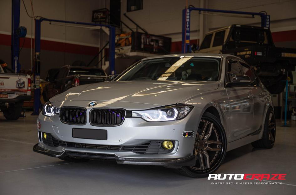 BMW 3 SERIES METHOS BRONZE W GLOSS BLACK LIP